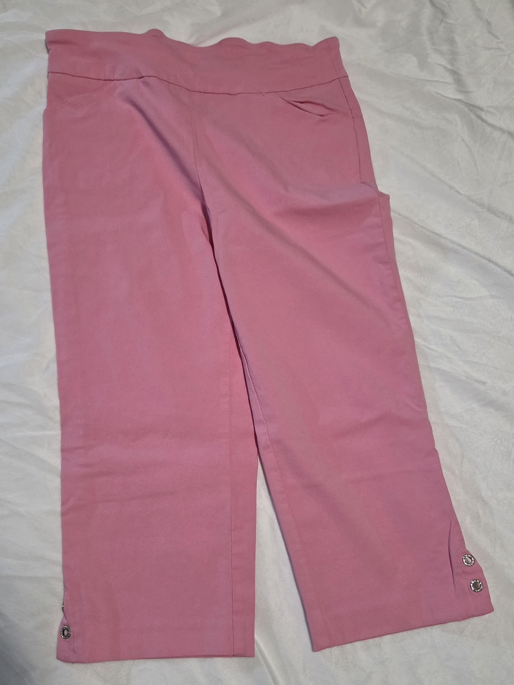 Coral Bay Pink Flare Pants Size 10